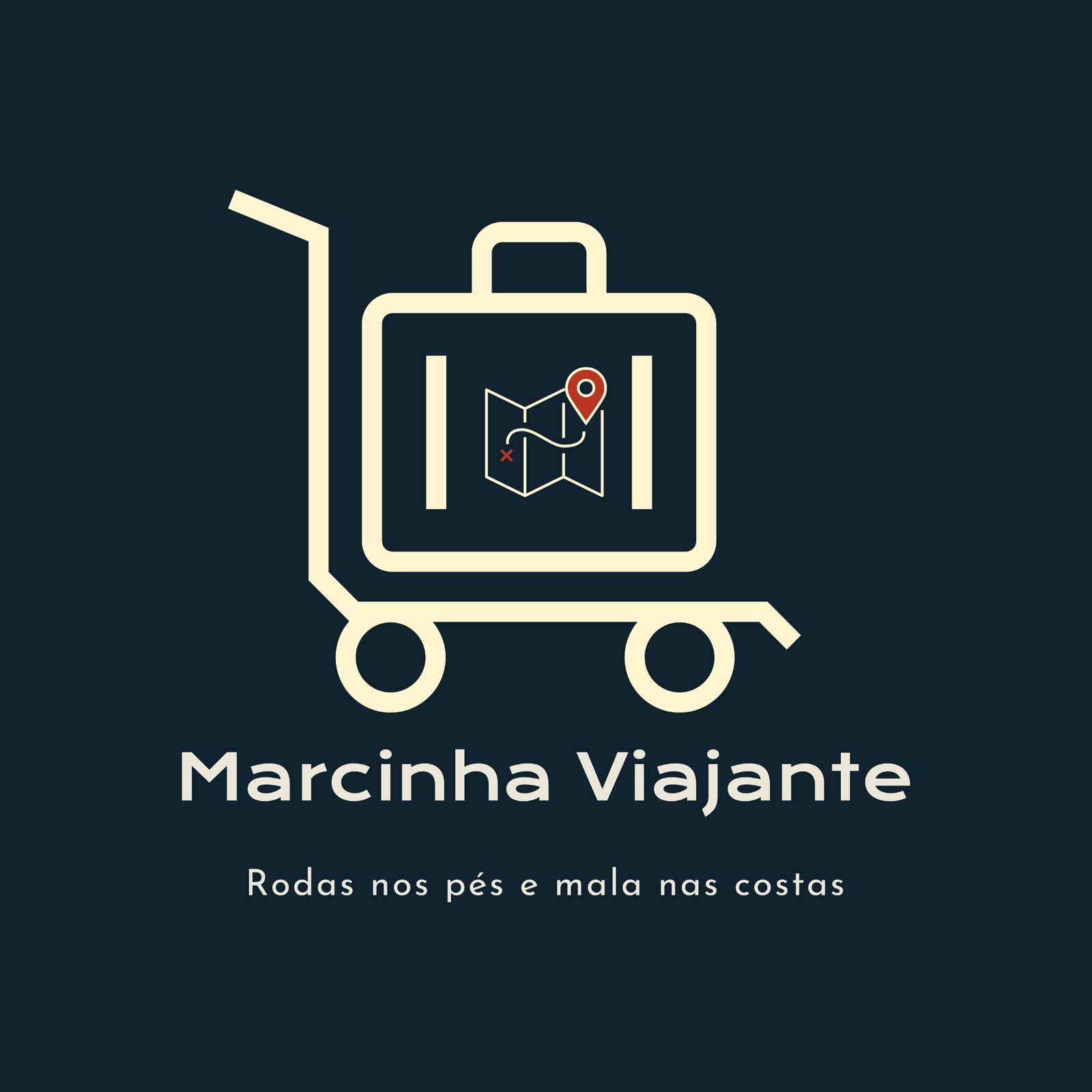 Logo oficial Marcinha Viajante